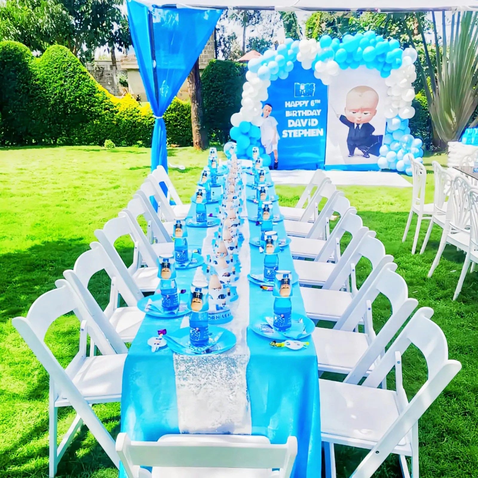 White Folding Wimbledon Chairs for hire in Nairobi - photo 6